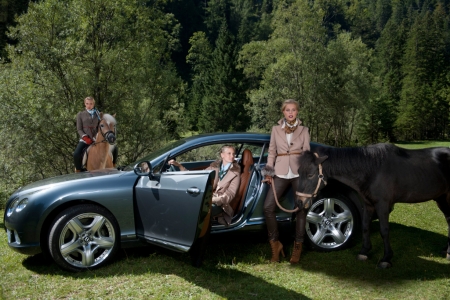 Werbefotografie Bentley Mode Pferde